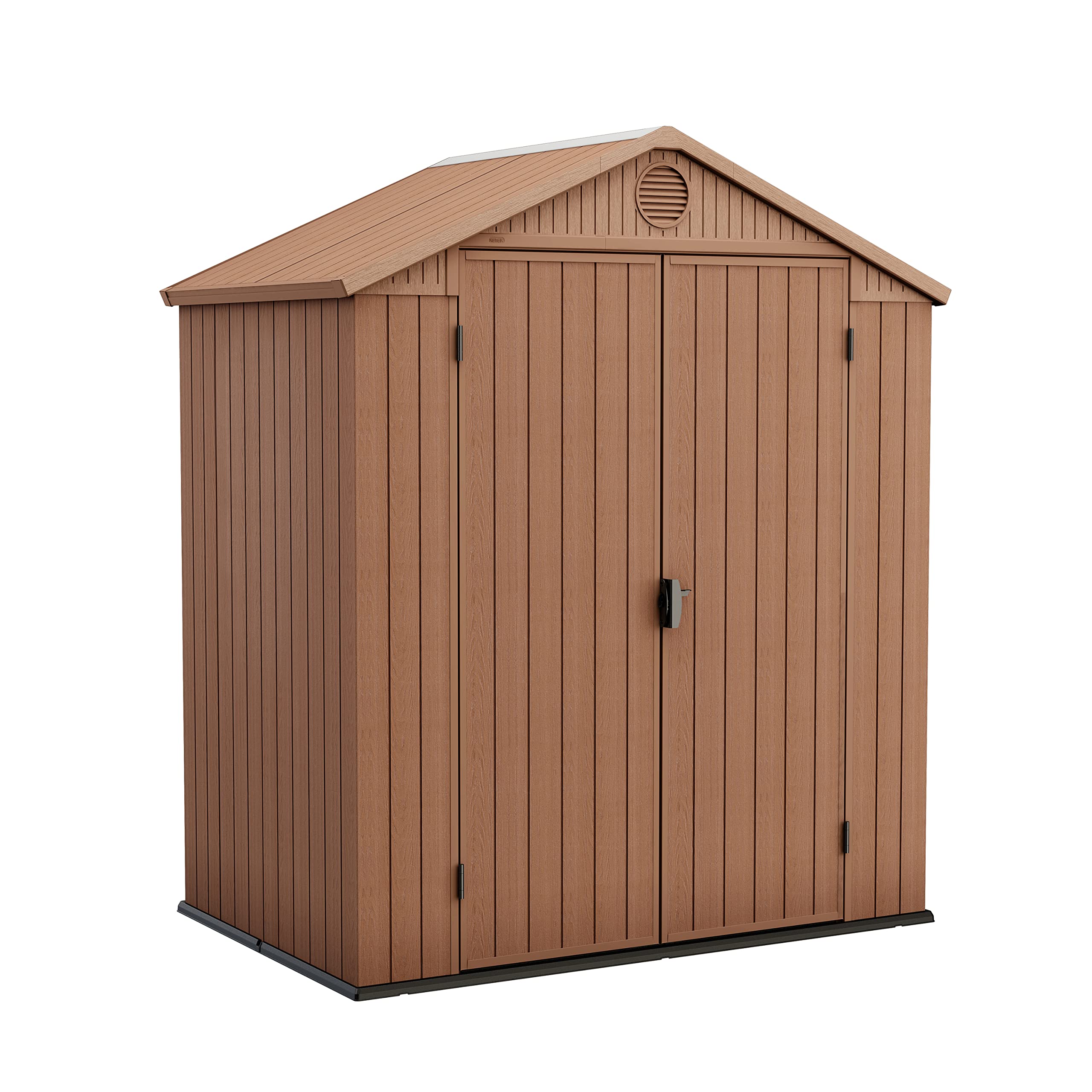 6 x 8 ft Outdoor Garden Storage Shed with Double Doors, Window & Heavy-Duty Floor Panel - Image 11
