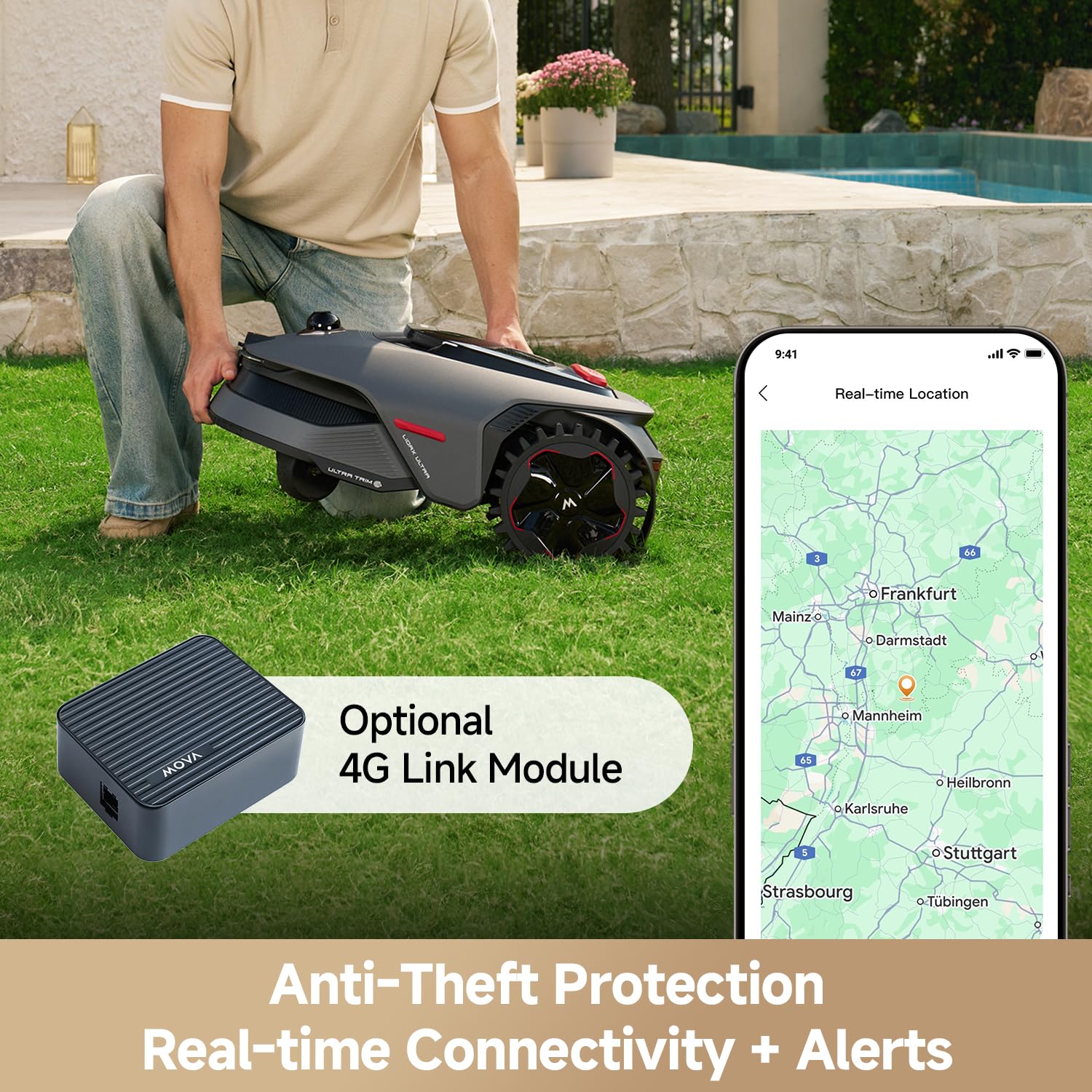 MOVA LiDAX Ultra 800 Robotic Lawn Mower with 360° 3D LiDAR & AI Vision - Image 4