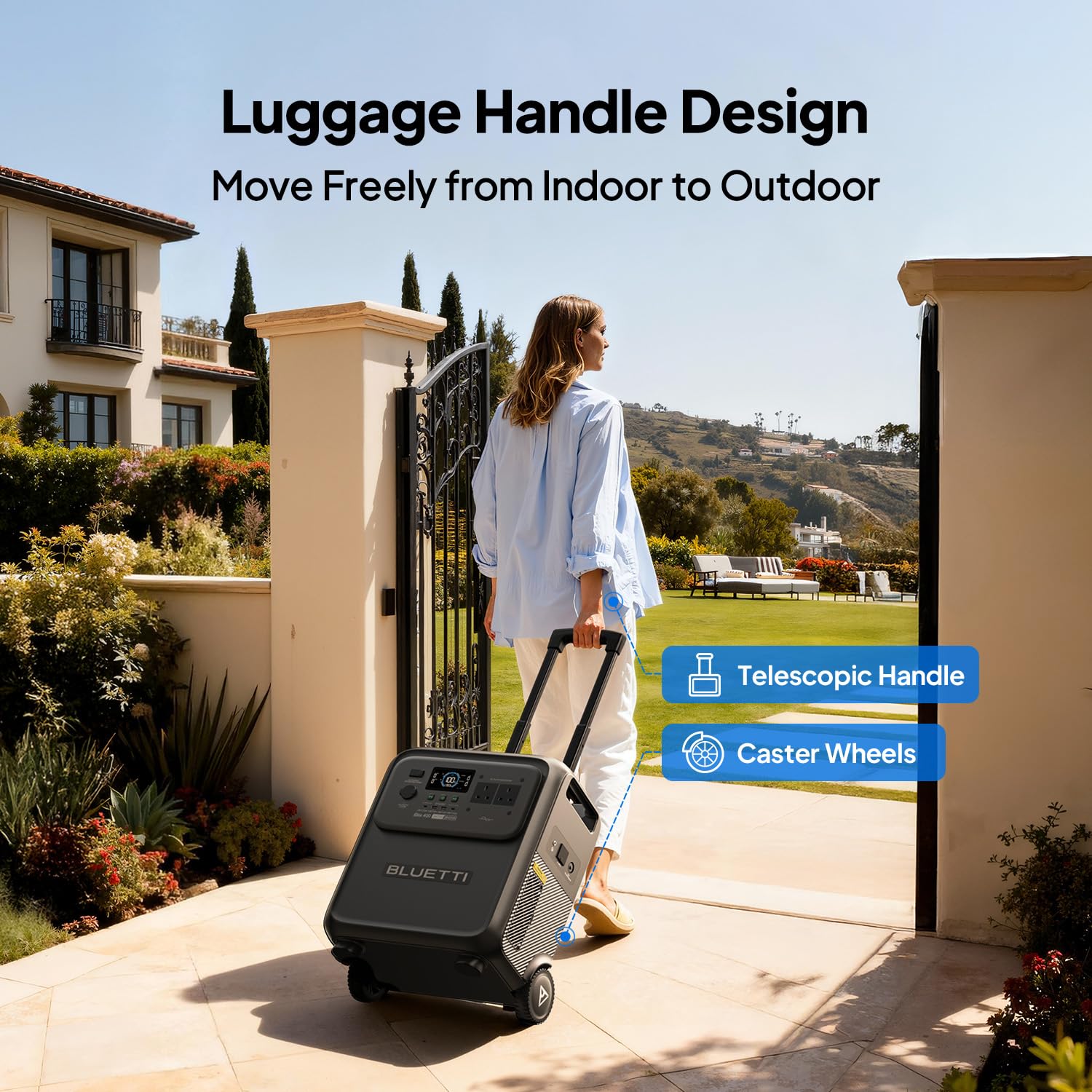 3840WH 3840W Portable Power Station - LiFePO4 Battery Solar Generator for Home Backup & Camping - Image 3