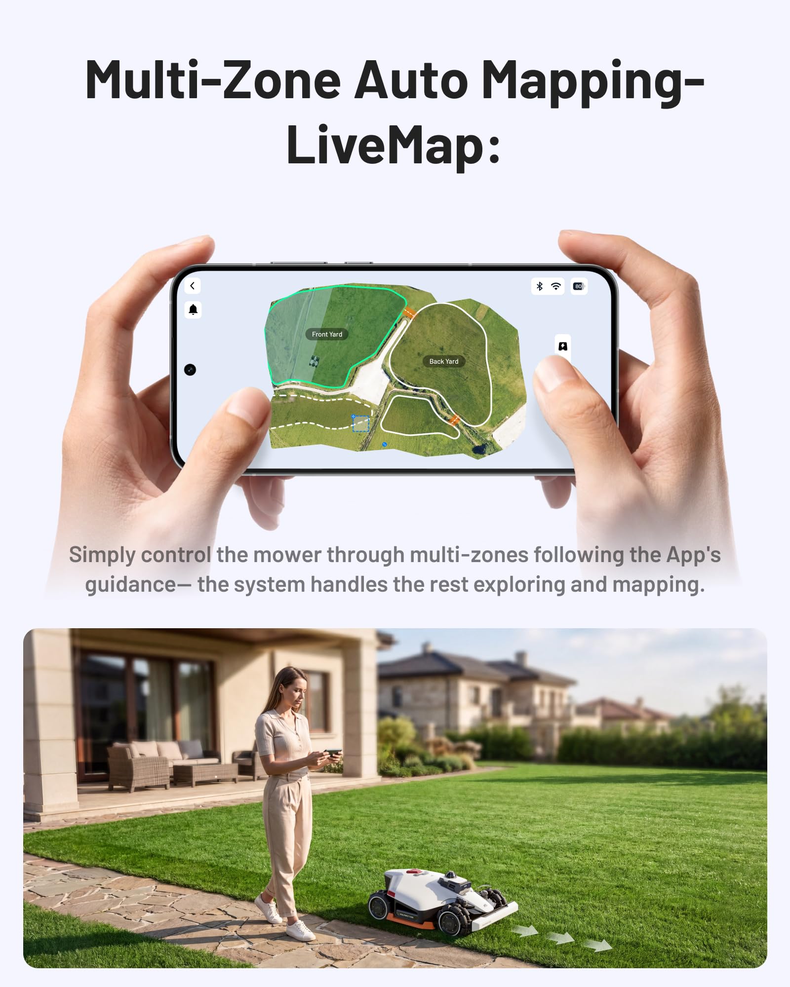 MAMMOTION LUBA 3 AWD 1500 Robotic Lawnmower - Image 8