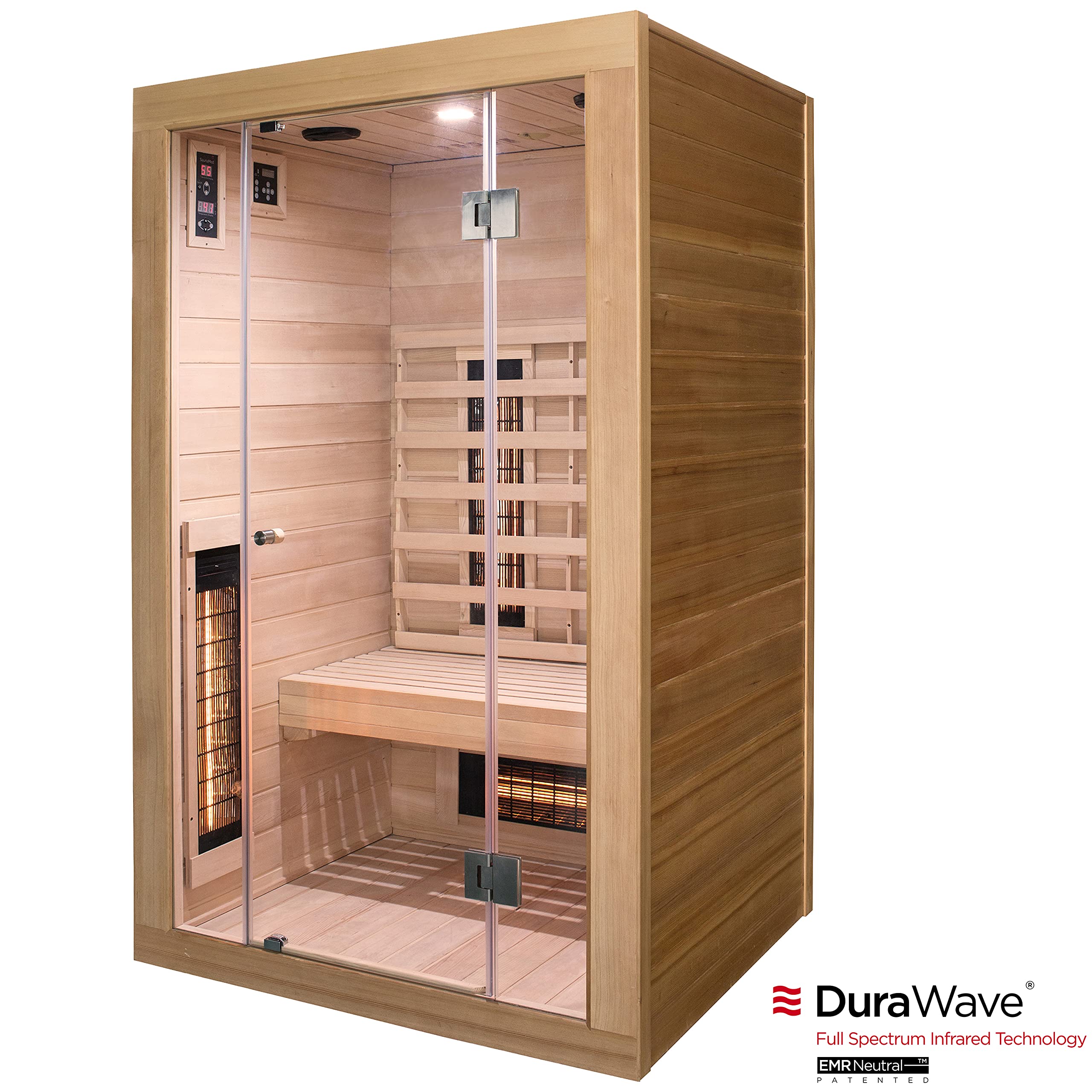 SaunaMed 2-6 Person Full Spectrum Infrared Indoor Sauna EMR NeutralTM 13A Plug & Play (2 Person) - Image 3