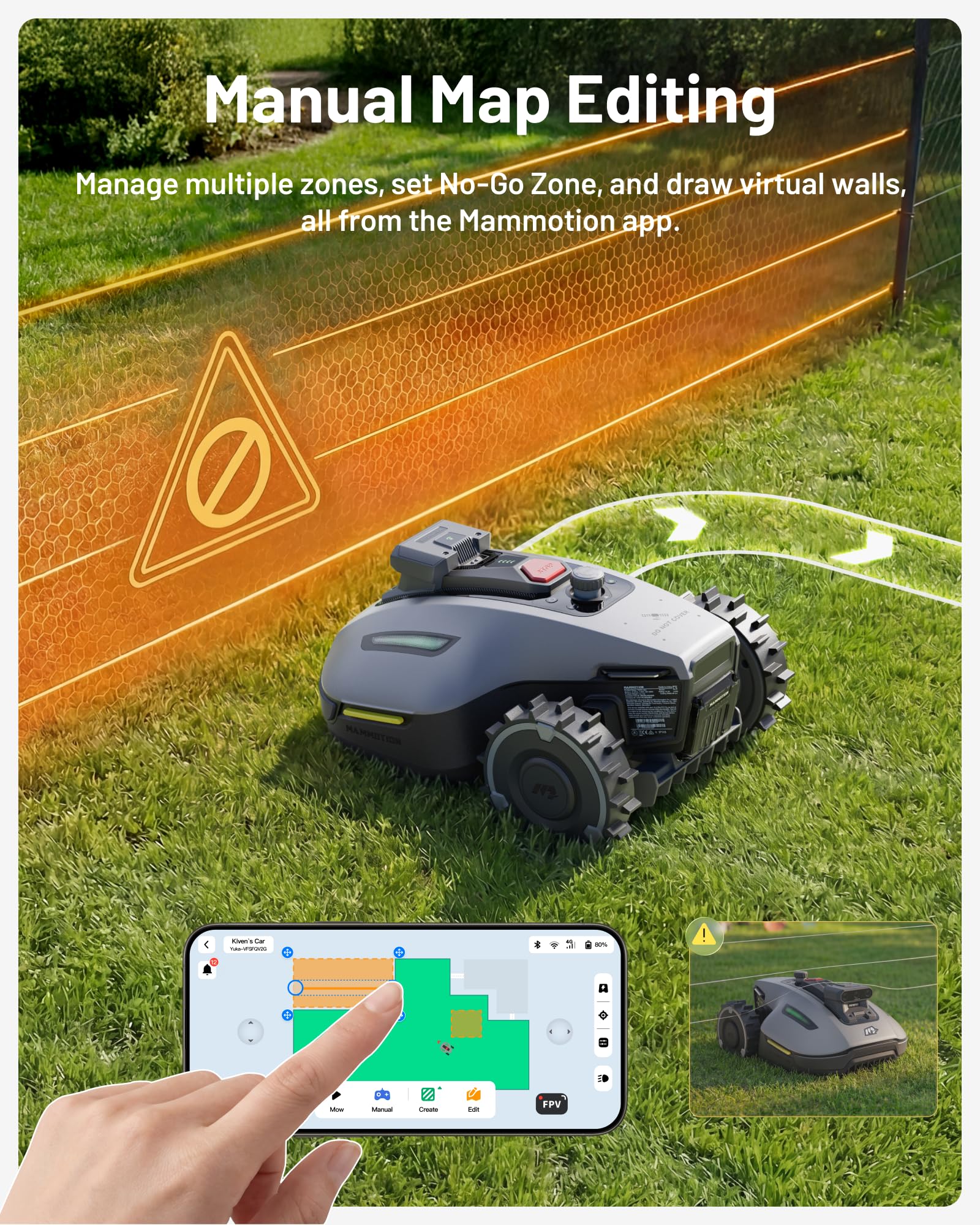 MAMMOTION YUKA mini 2 500 Robot Lawn Mower without Boundary - Image 6