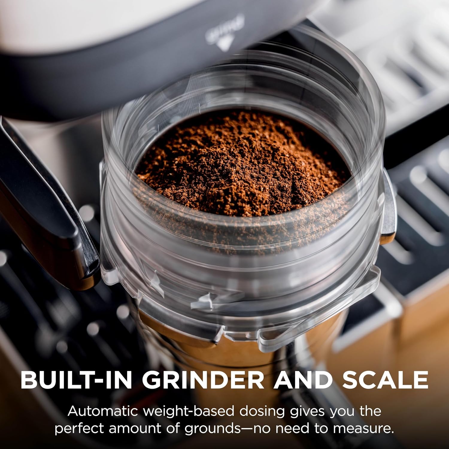 Ninja Luxe Premier 3-in-1 Coffee Machine, Silver ES601UK - Image 3
