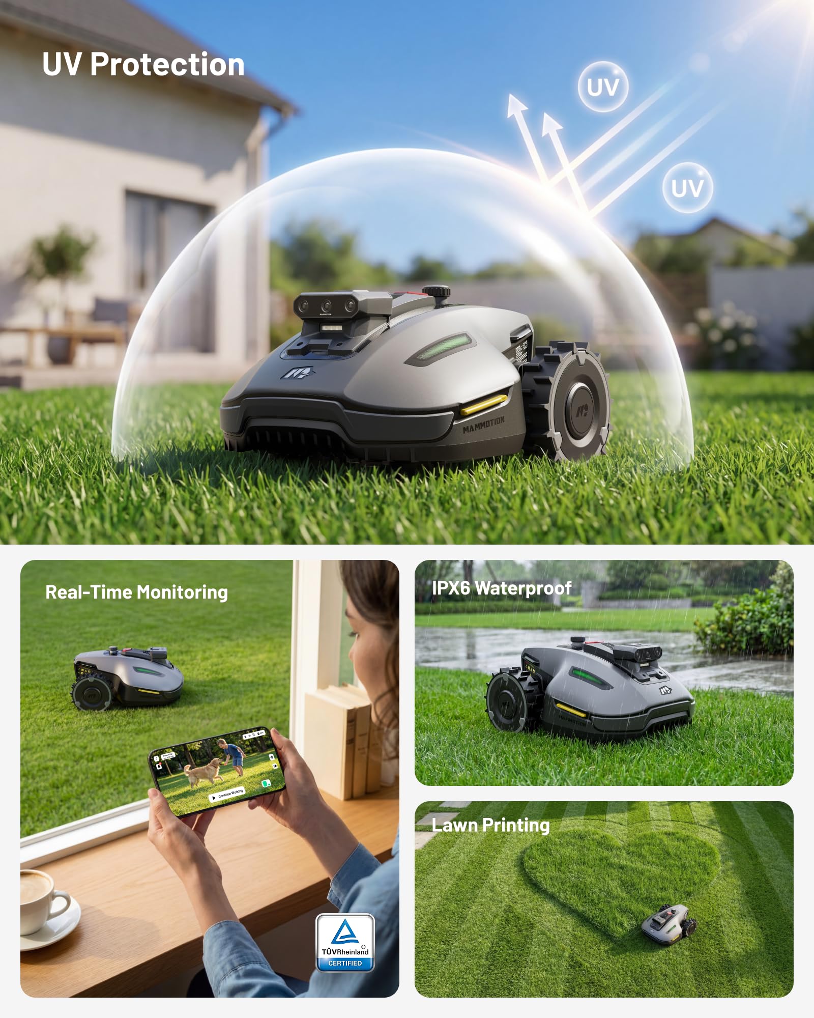 MAMMOTION YUKA mini 2 500 Robot Lawn Mower without Boundary - Image 9