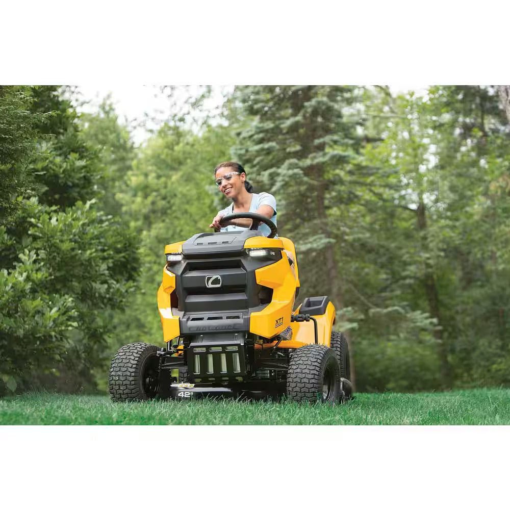 42-Inch Gas Riding Lawn Tractor with 19.5 HP Engine & Hydrostatic Drive - Image 6