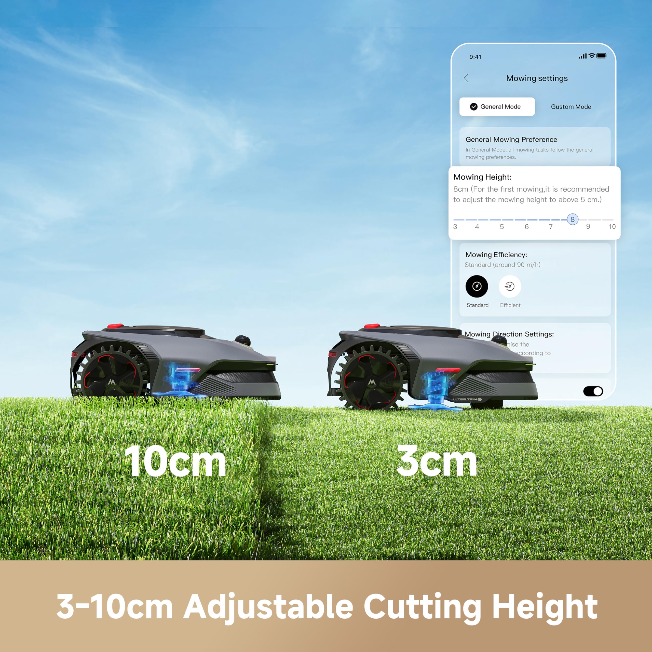 MOVA LiDAX Ultra 800 Robotic Lawn Mower with 360° 3D LiDAR & AI Vision - Image 6