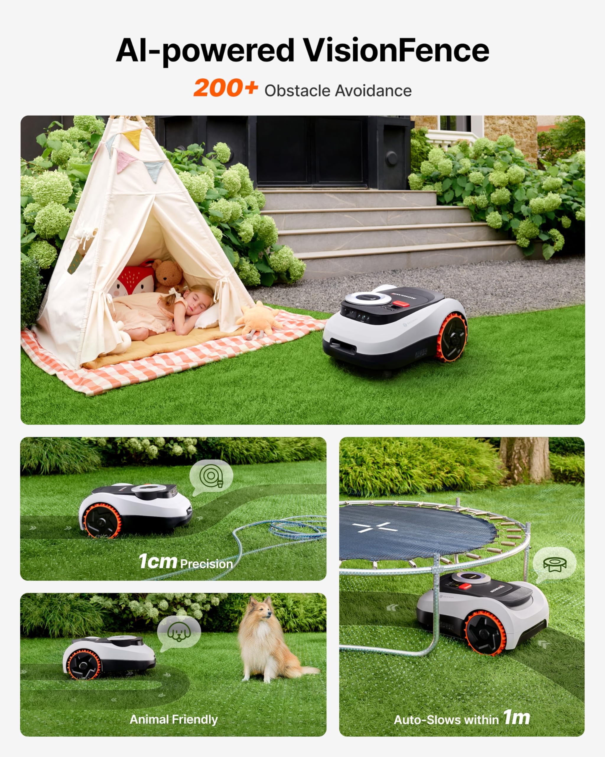 Segway Navimow i215 LiDAR Robotic Lawn Mower without Boundary, Rec. 1500 m2 - Image 5