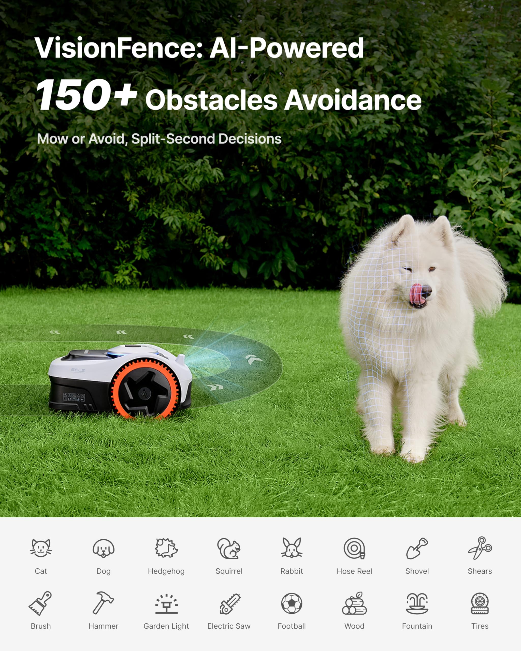 Segway Navimow i208 AWD Robotic Lawn Mower without Boundary, Rec. 800 m2 - Image 6