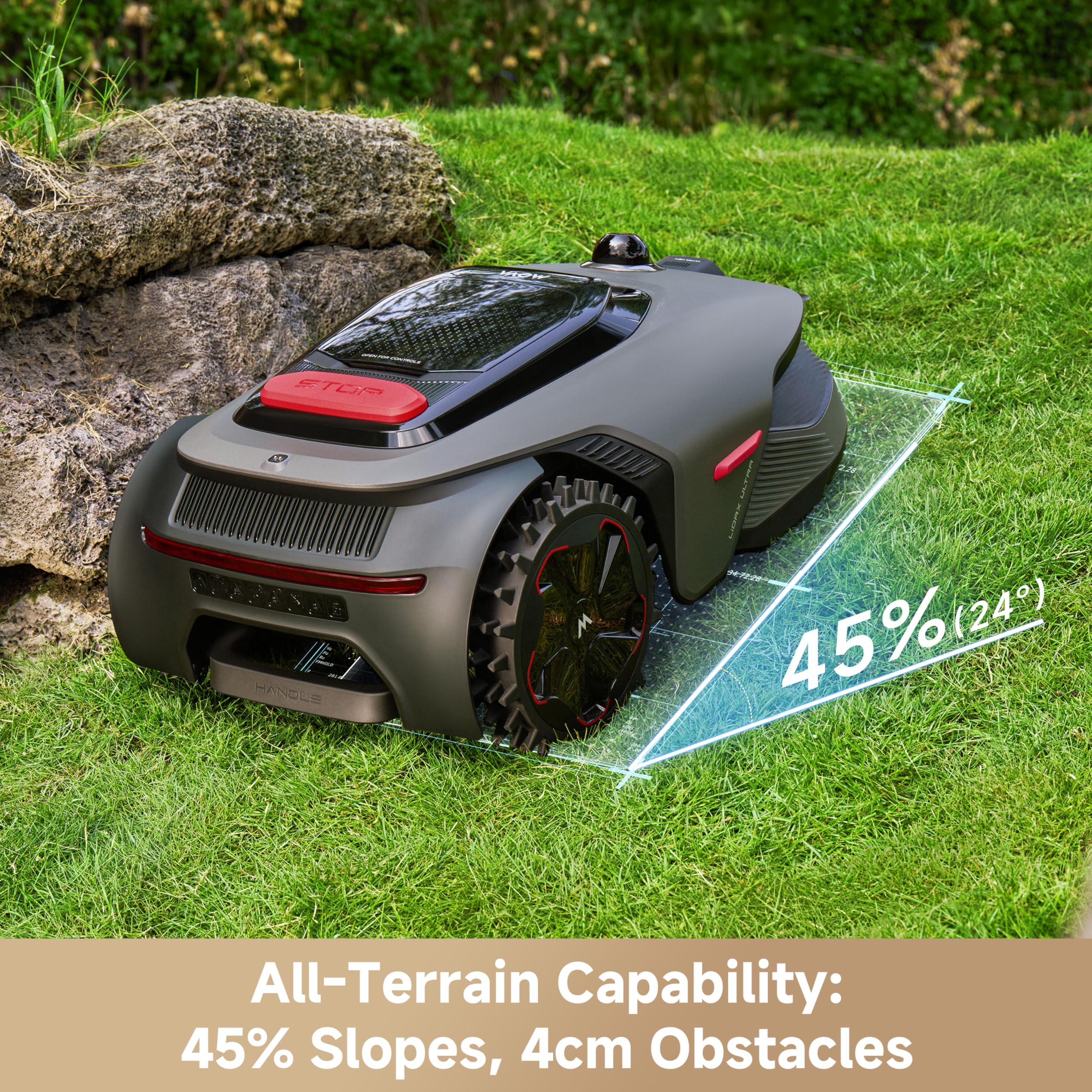 MOVA LiDAX Ultra 800 Robotic Lawn Mower with 360° 3D LiDAR & AI Vision - Image 7