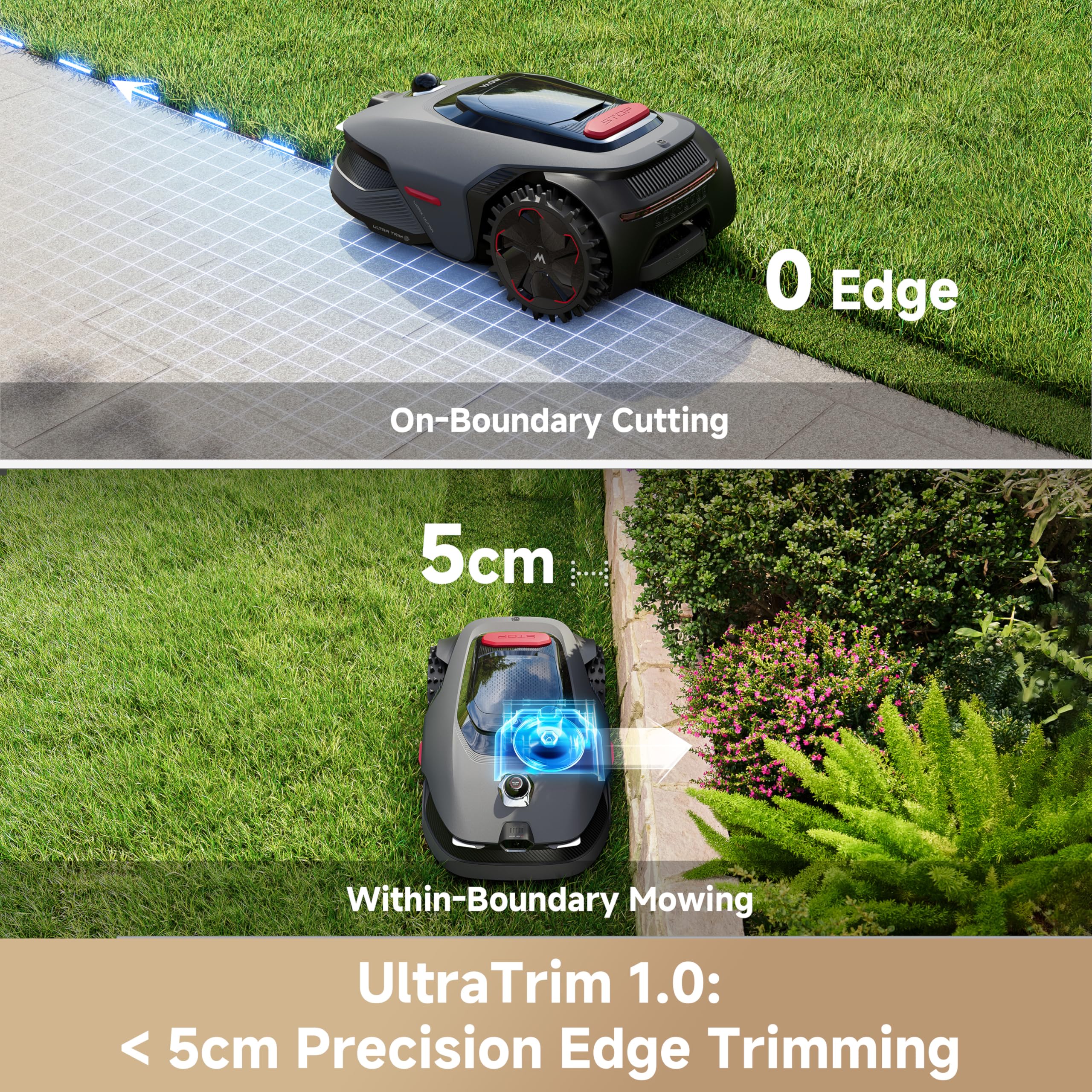 MOVA LiDAX Ultra 800 Robotic Lawn Mower with 360° 3D LiDAR & AI Vision - Image 2