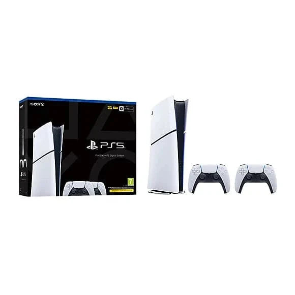 PlayStation 5 Digital Slim Console Bundle with Two DualSense Wireless Controllers - Image 3