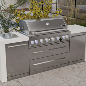Mont Alpi 6-burner Deluxe Island MAi805-D - 94''