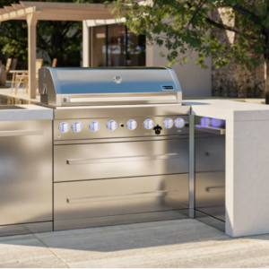 Mont Alpi 6-burner Deluxe Island with a 90-Degree Corner MAi805-D90 - 94''