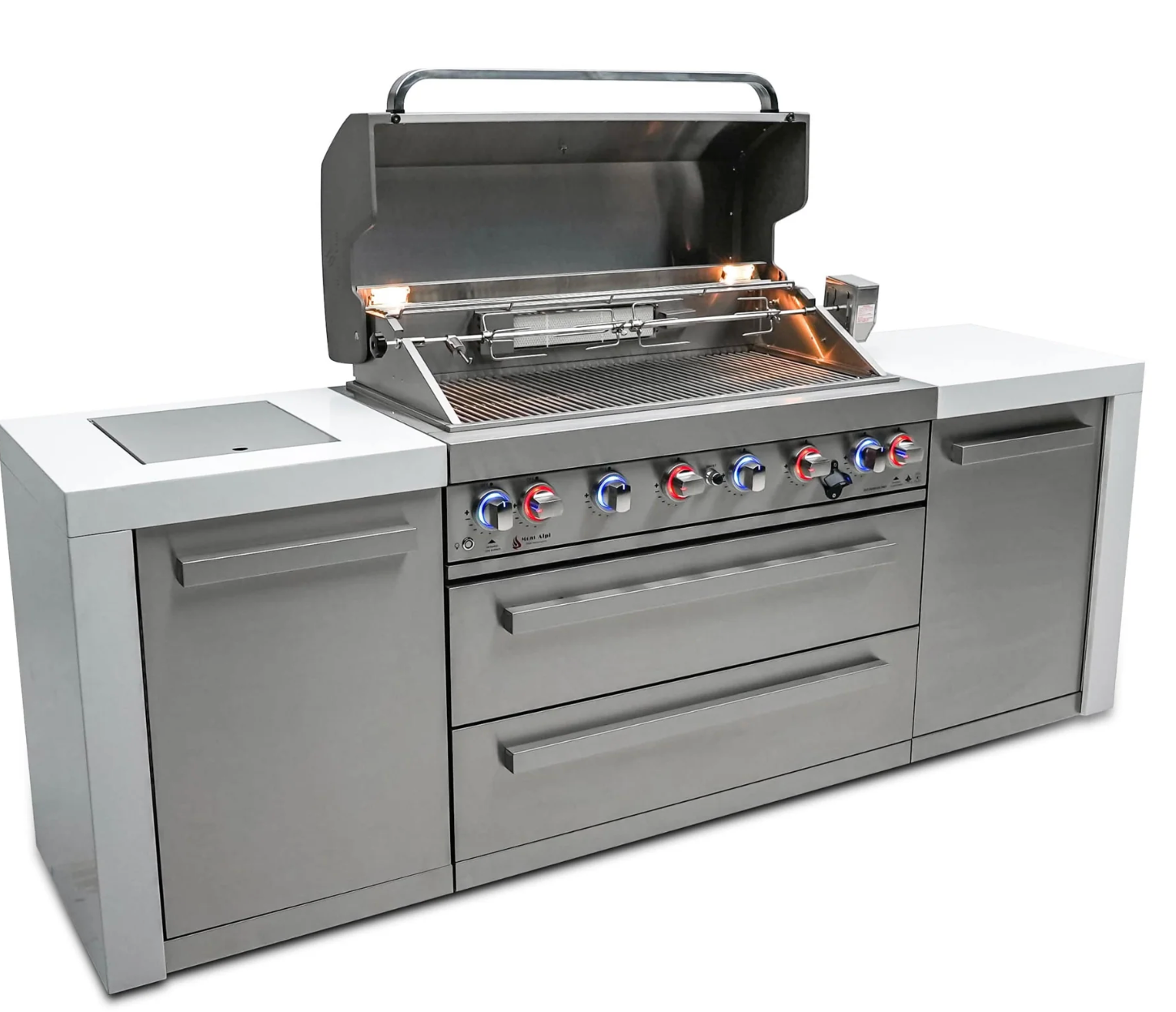 Mont Alpi 805 Deluxe Island 6-Burner Grill MAi805-D - Image 2