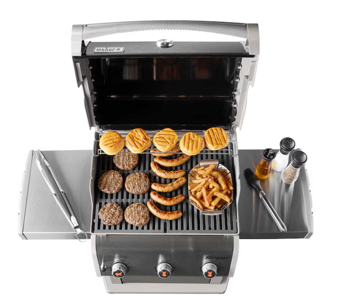 Weber Spirit E-310 Black 3-Burner Liquid Propane Gas Grill - Image 3