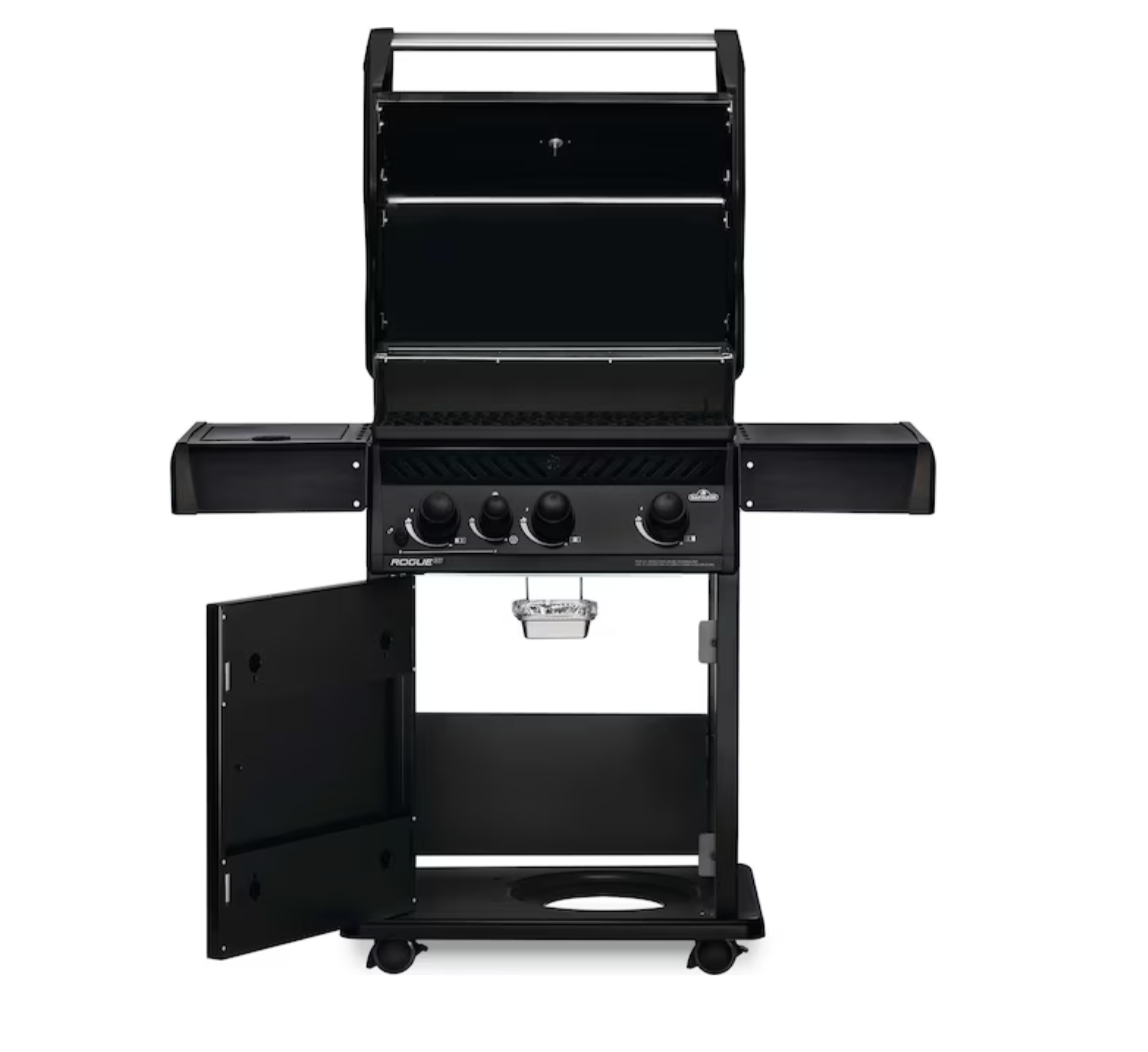 NAPOLEON Rogue XT 425 Matte Black 3-Burner Liquid Propane Gas Grill with 1 Side Burner with Integrated Smoker Box - Image 2