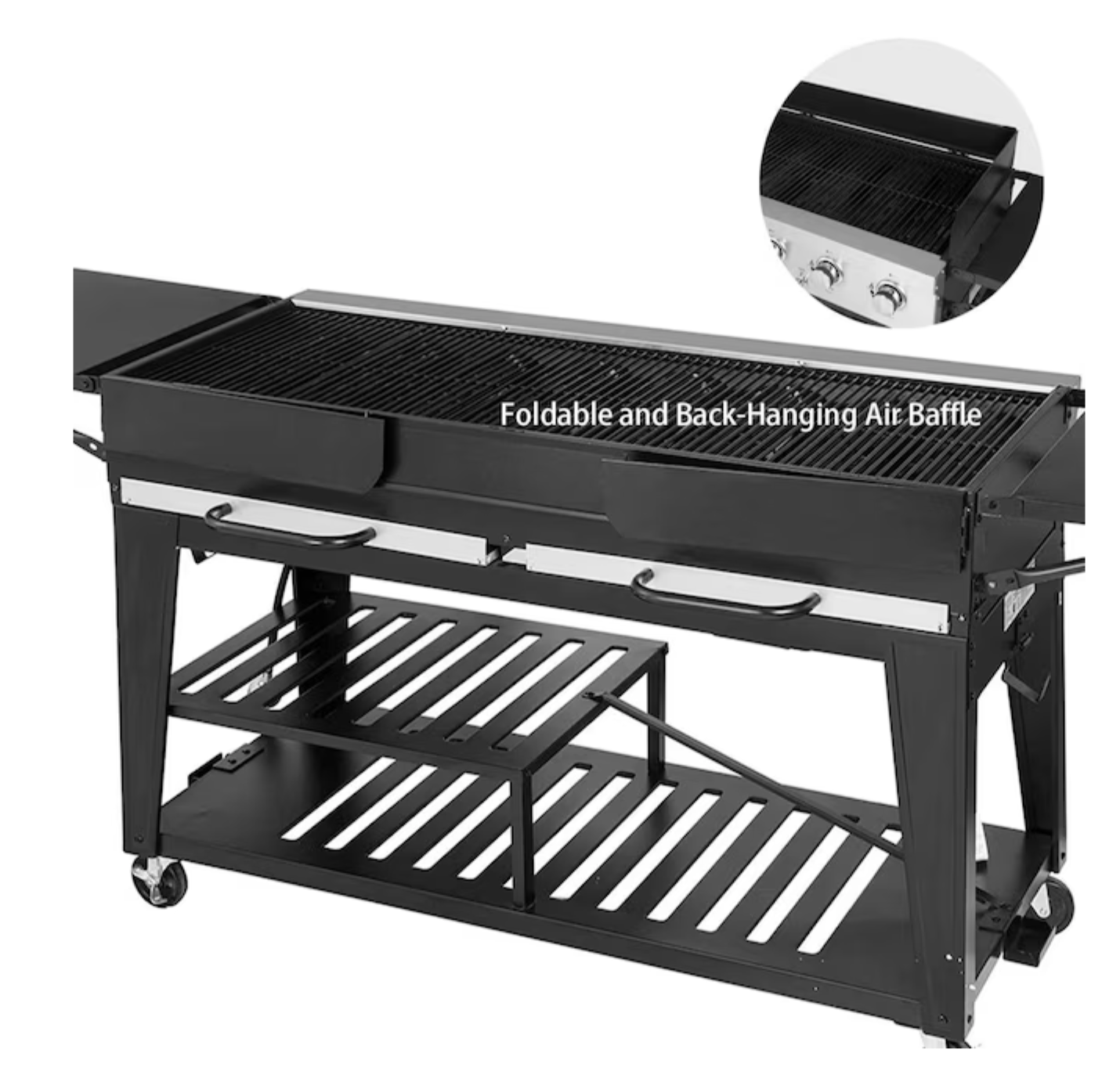Royal Gourmet Black 8-Burner Liquid Propane Gas Grill - Image 3