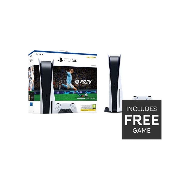 PlayStation 5 Disc Console & EA SPORTS FC 24 Bundle - Image 2