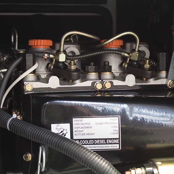 10kW/12.5kVA 230v Mains Standby Silenced Diesel Generator - Image 5
