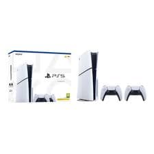 PlayStation 5 Slim Console Bundle with Two DualSense Wireless Controllers - Image 2