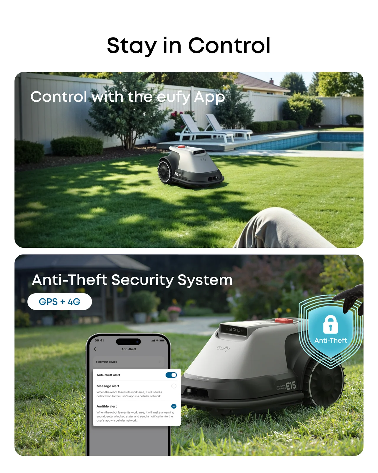 Robotic Lawn Mower for Gardens Up to 800m2, Wire-Free Vision Navigation, 3D Obstacle Avoidance - Image 2